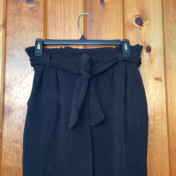 Shosho black dressy pants size medium black tapered pants soft comfy pants - Picture 2 of 4
